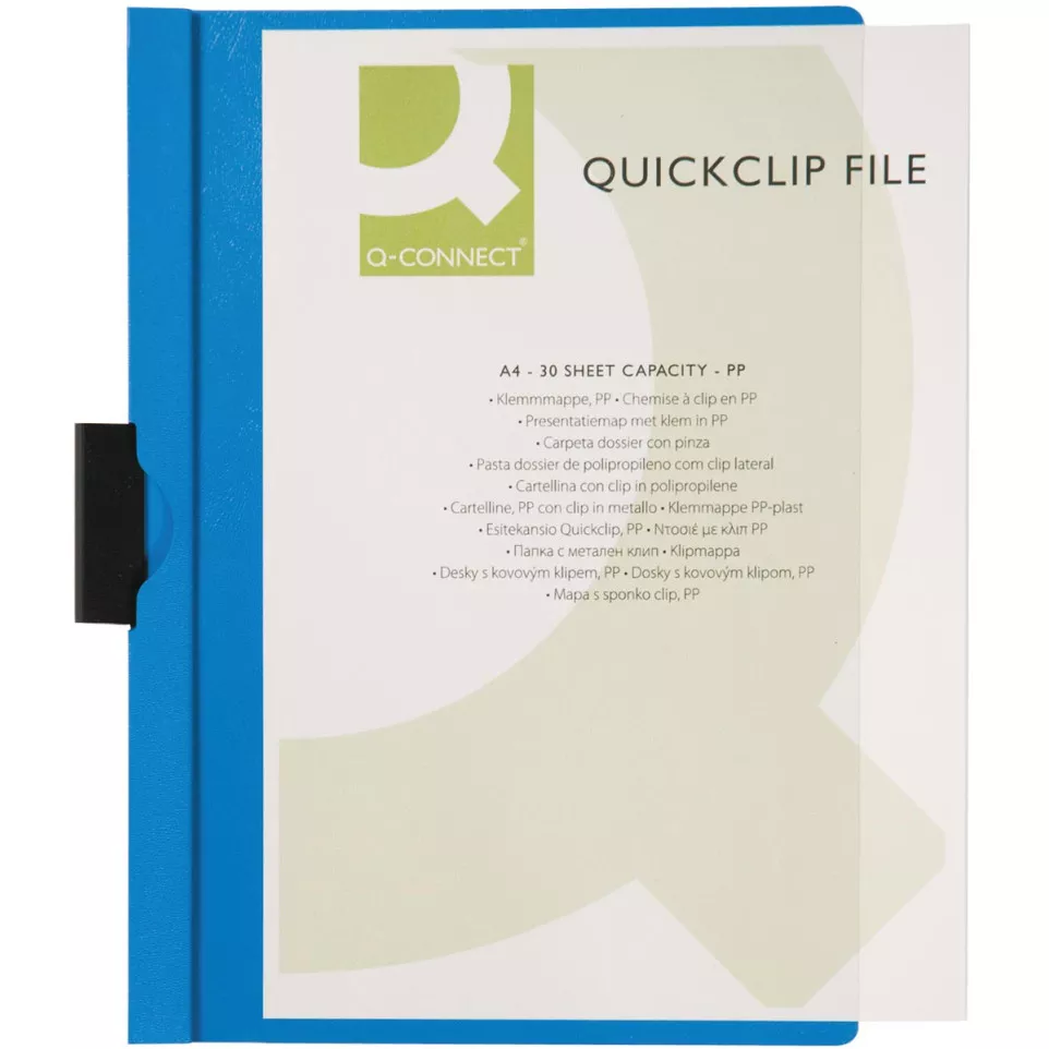 Q-CONNECT Klemmap metalenclip A4 30...