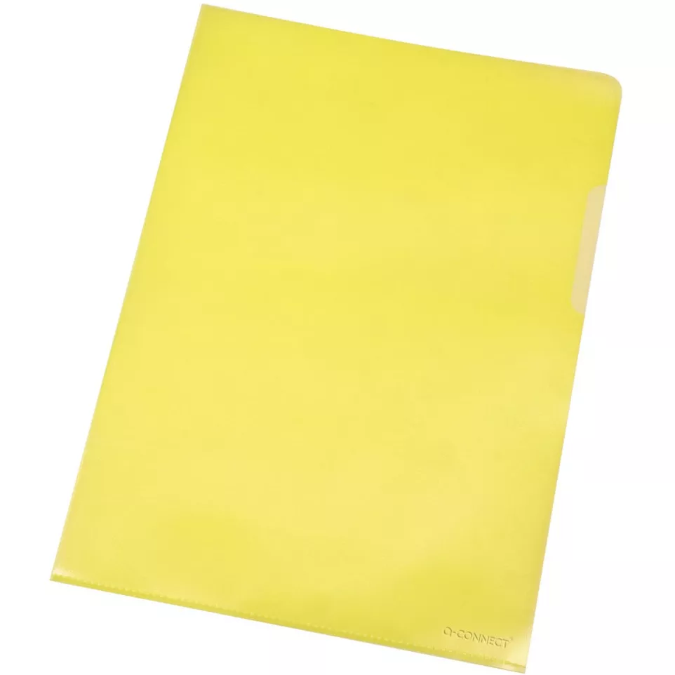 Q-CONNECT Yellow Plastic Corner...