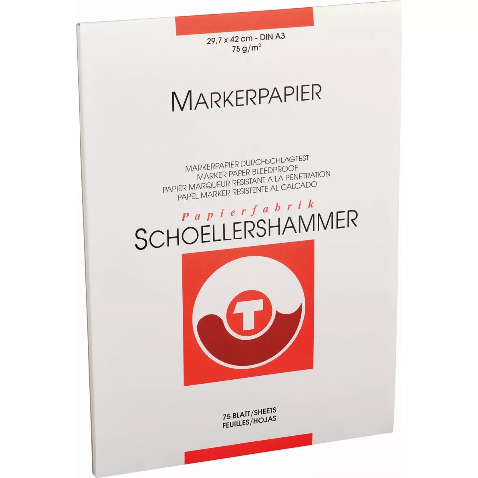 Schoellershammer markerpapier, A3, 75...