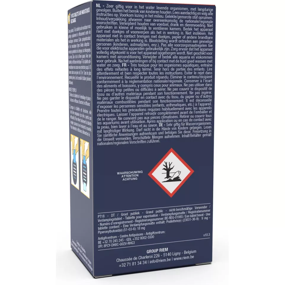Riem Ti-Tox anti-moustique recharge...