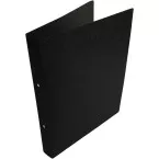 Bronyl Ring Binder, A4 Size, Glossy Cardboard, 2 Rings 25 mm, Black