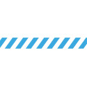 Tarifold autocolant sans texte, ft 90 x 1000 mm, blanc/bleu