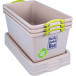 Really Useful Box Recycled 82L Stackable Storage Box Grey