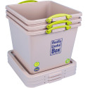 Really Useful Box Recycled 60L Stacking Storage Box Grey