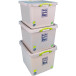 Really Useful Box Recycled 60L Stacking Storage Box Grey