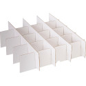 Really Useful Box storage container 60L with insert clear