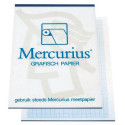 Mercurius papier millimétré, ft A4, bloc de 50 feuilles