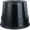 Essential Black Plastic Stool