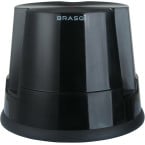 Essential Black Plastic Stool