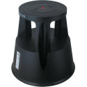 Rolkruk Comfort, uit kunststof, zwart