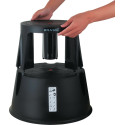 Comfort Plastic Stool, Black