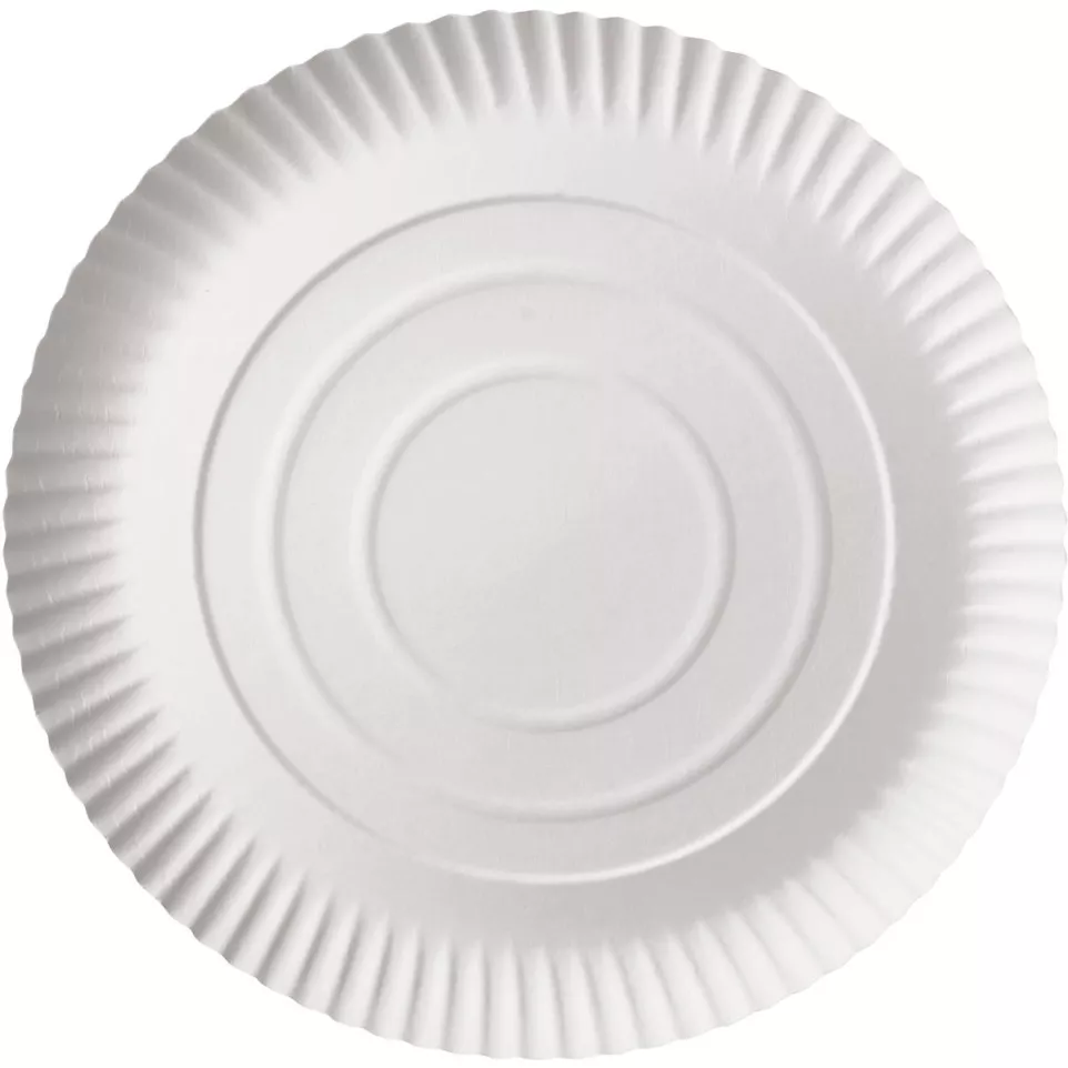 Bord "pure", rond, wit, diameter 26...
