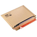 Verzendenvelop met balg, plakstrip aan lange zijde, ft 50 x 250 x 360 mm, bruin