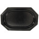 Cateringschaal, uit gerecycleerd PET, ft 55 x 36 cm, zwart, pak van 10 stuks