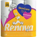 Renova Purissimo papier toilette, 3 plis, 200 feuilles, paquet de 24 rouleaux