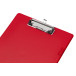Q-CONNECT klemplaat, PP, ft A4, rood
