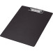 Q-CONNECT klemplaat, PP, ft A4, zwart