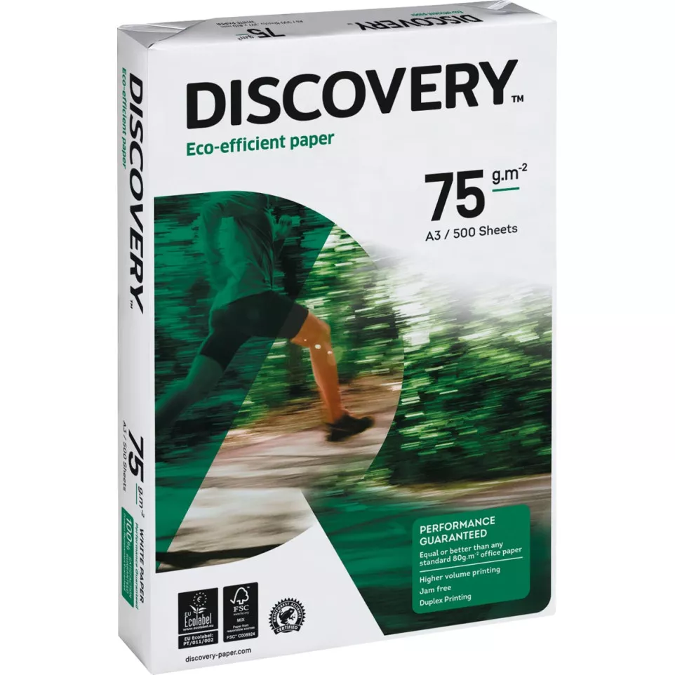 Discovery A3 75gsm White Copier Paper...