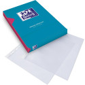 Oxford showtas, A4, uit glasheldere PP, 11-gaatsperforatie, 50 micron, pak van 100 stuks