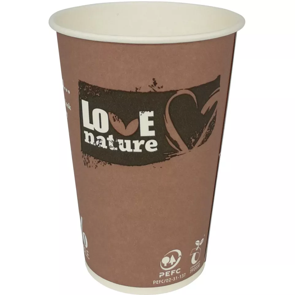 Love Nature Paper Cups 180 ml Pack of 80