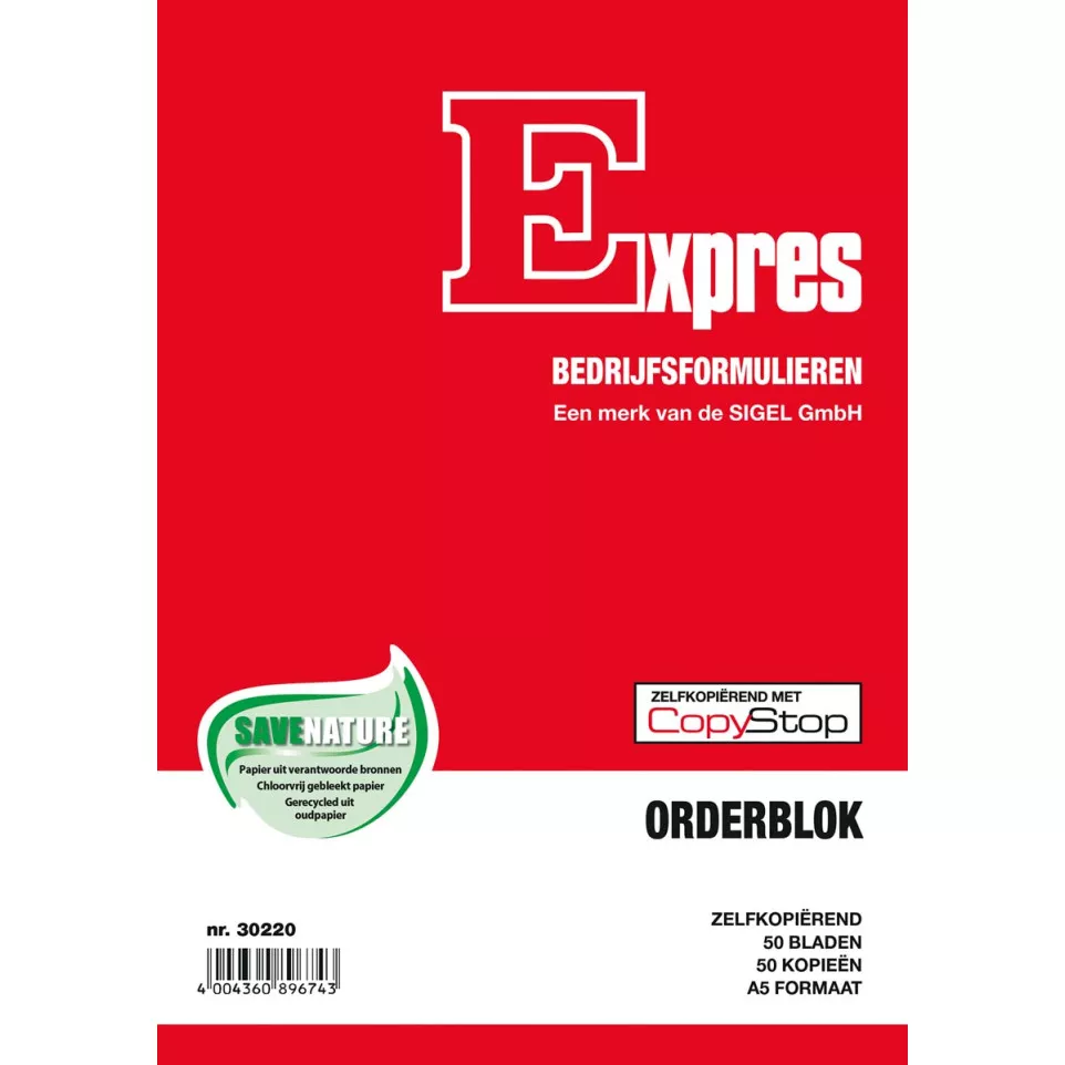 Sigel Expres orderblok, ft A5,...