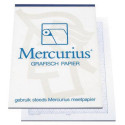 Mercurius papier graphique isométrique, 50 feuilles, ft A3