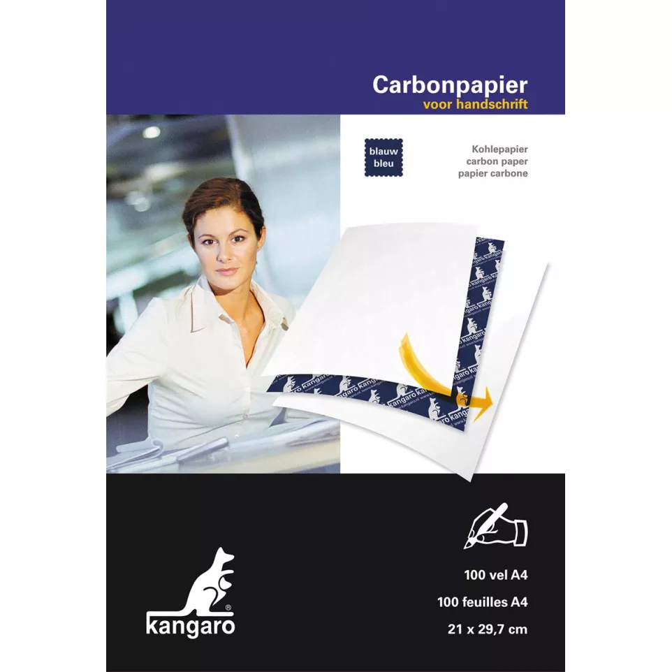 Kangaro Carbon Paper A4 Blue Pack of...