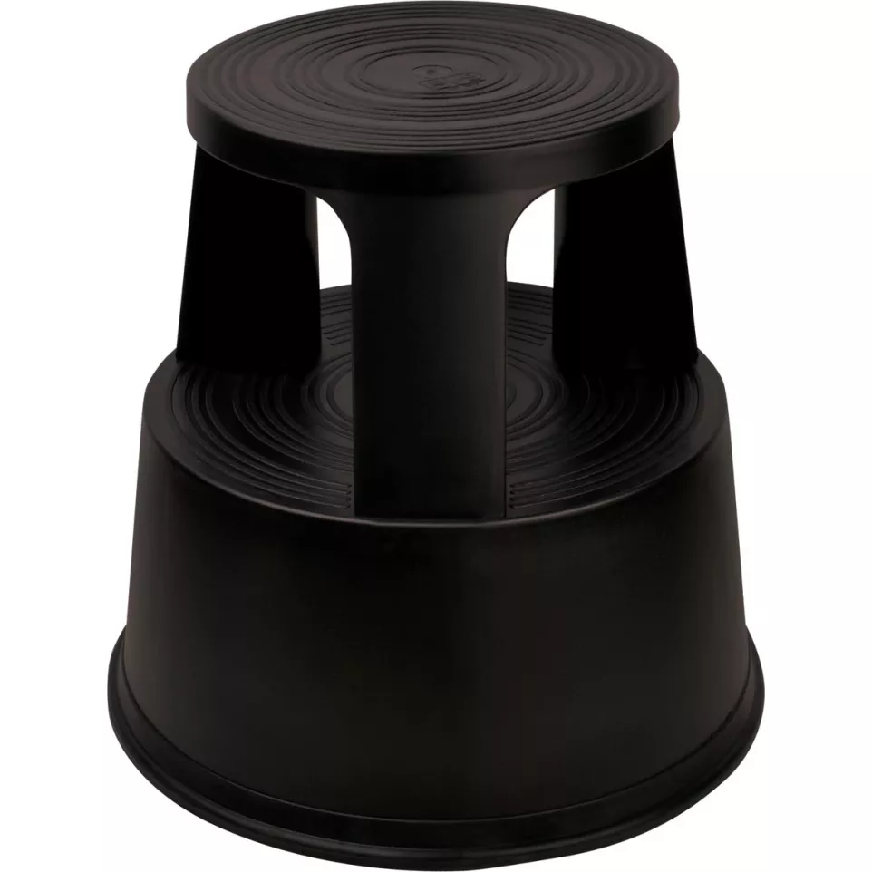 Desq tabouret, plastique ABS, noir