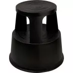 Desq tabouret, plastique ABS, noir