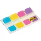 Post-it index Strong, ft 15,8 x 38,1 mm, blister avec 4 couleurs, 10 tabs par couleur