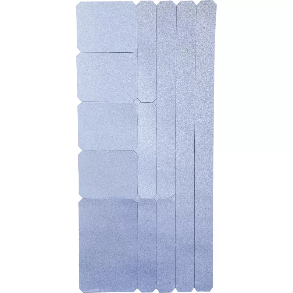 Wowow reflecterende stickerset, zilver