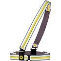 WOWOW Cross Wrap Reflex Belt Adjustable Height and Width with Reflective Strips