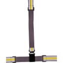 Wowow Cross Wrap gordel, met reflecterende stroken, in de hoogte en breedte verstelbaar