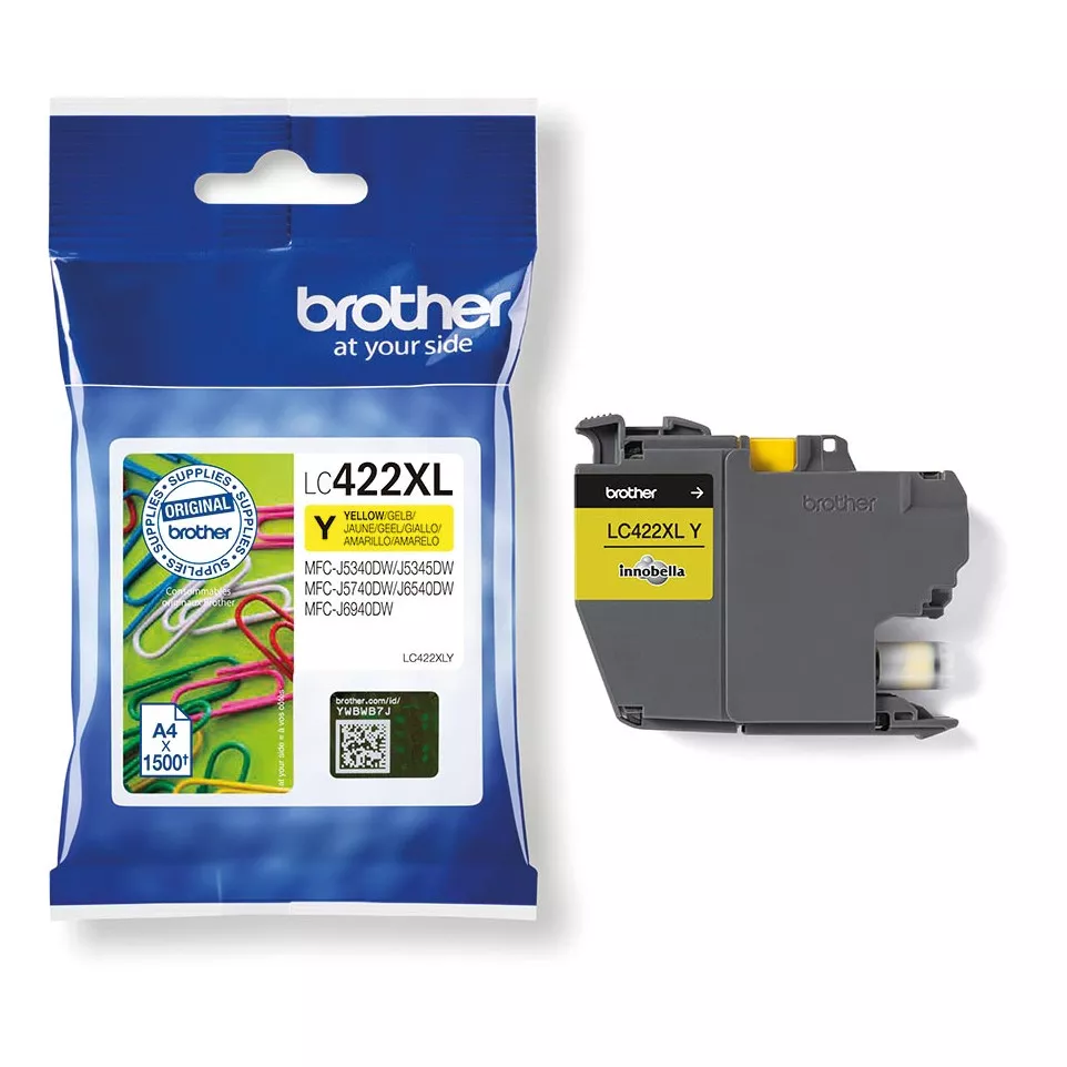 Genuine Brother LC422XLY High Yield...