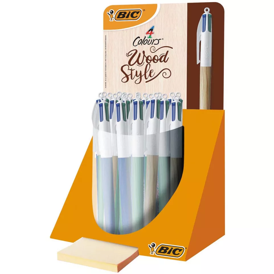Bic Colours Wood 4-kleurenbalpen,...