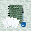 Correctbook Endless A5 Reusable Erasable Agenda Forest Green