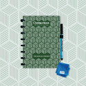 Correctbook Endless A5 Reusable Erasable Agenda Forest Green