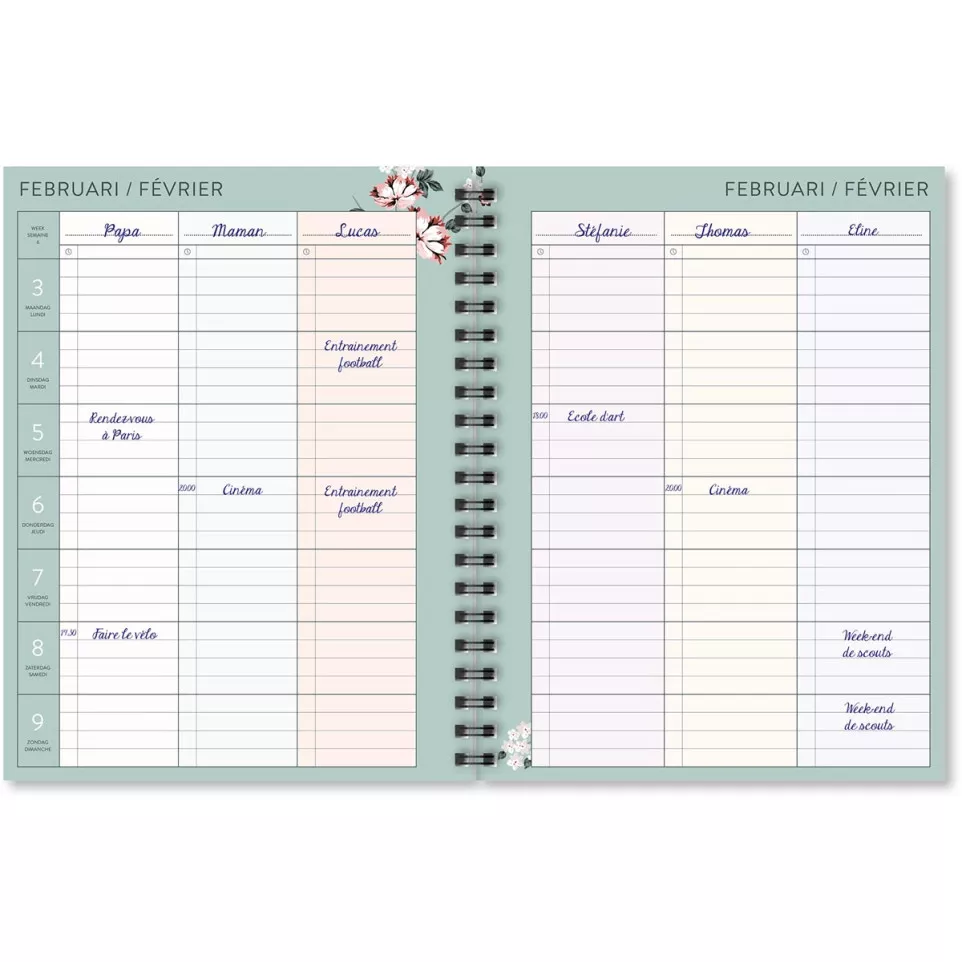 Brepols Calendar 12 Months French 2027