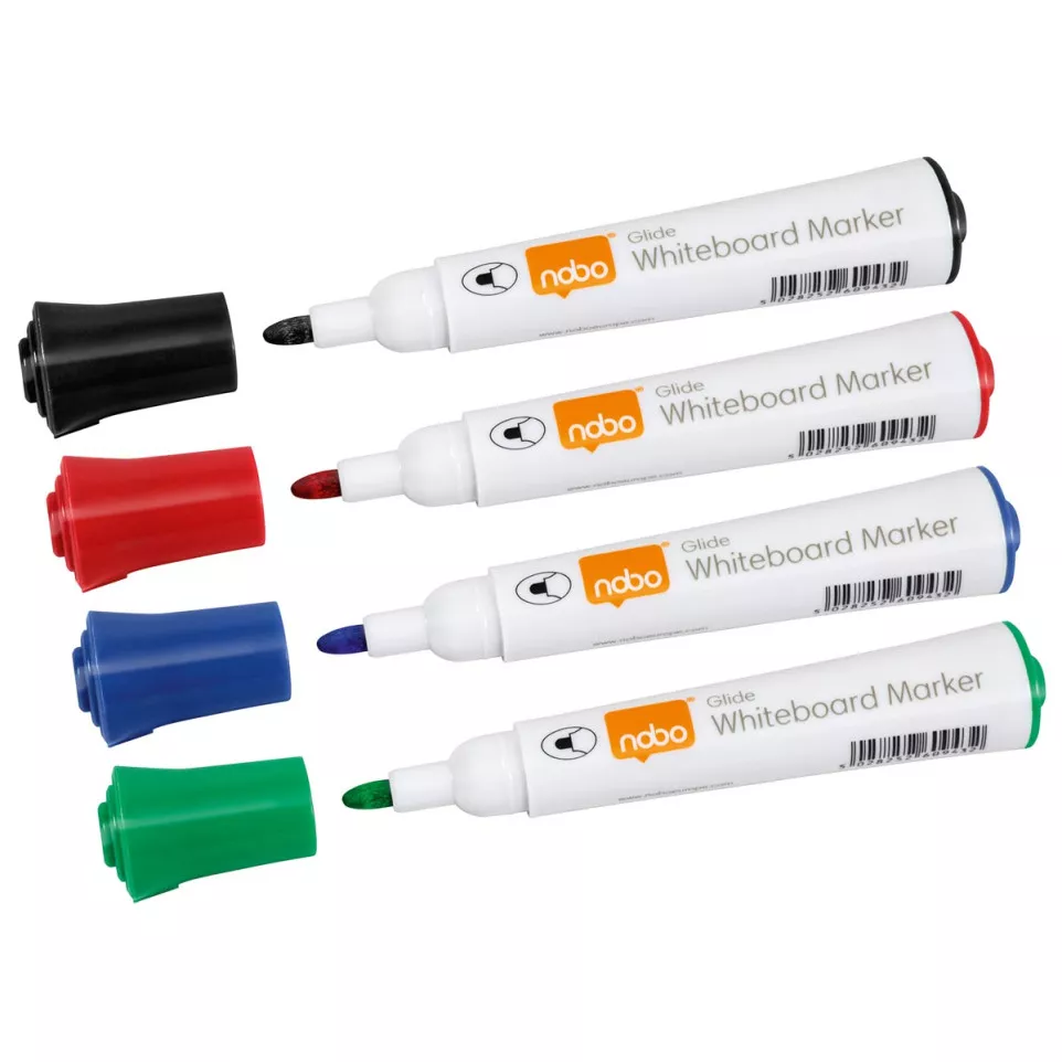 Nobo Glide whiteboardmarker, ronde...
