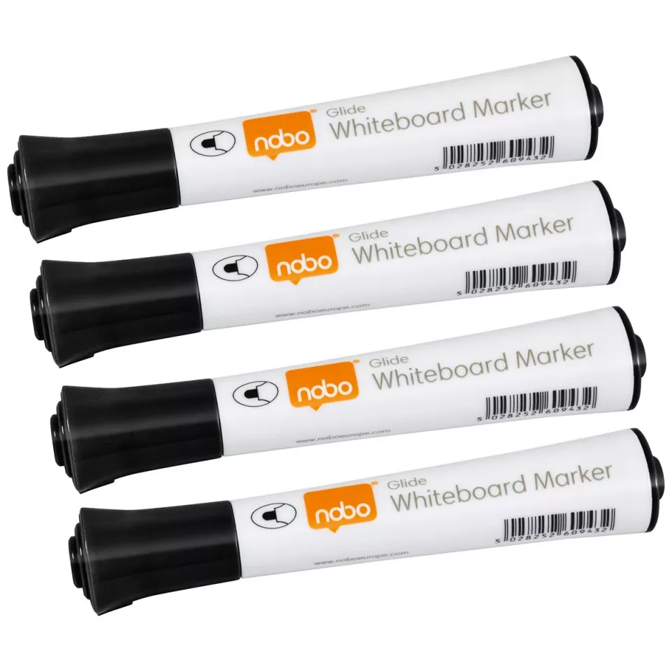 Nobo Glide Whiteboard Pens Bullet Tip...