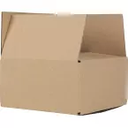 Single Wall Shipping Box 3 mm Brown 200 x 200 x 100 mm