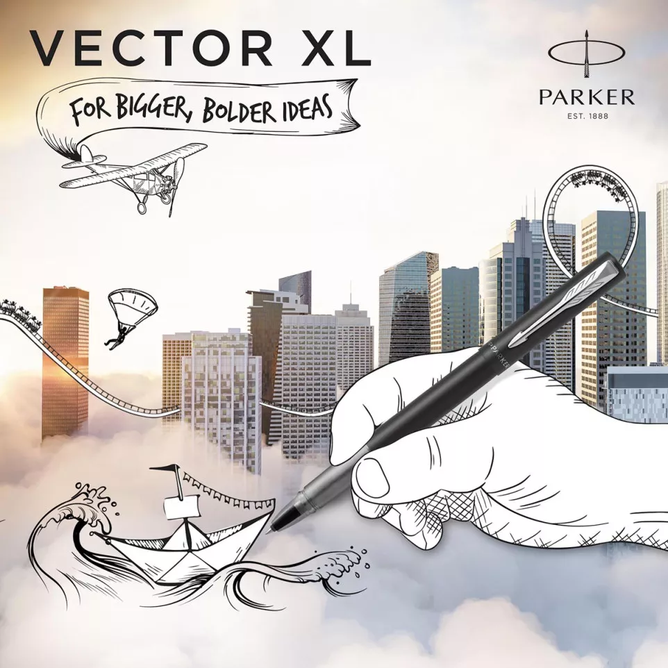 Parker roller Vector XL, moyenne, en...