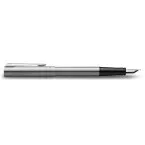 Waterman stylo plume Allure chrome pointe fine, 6 cartouches d'encre incluses, sous blister