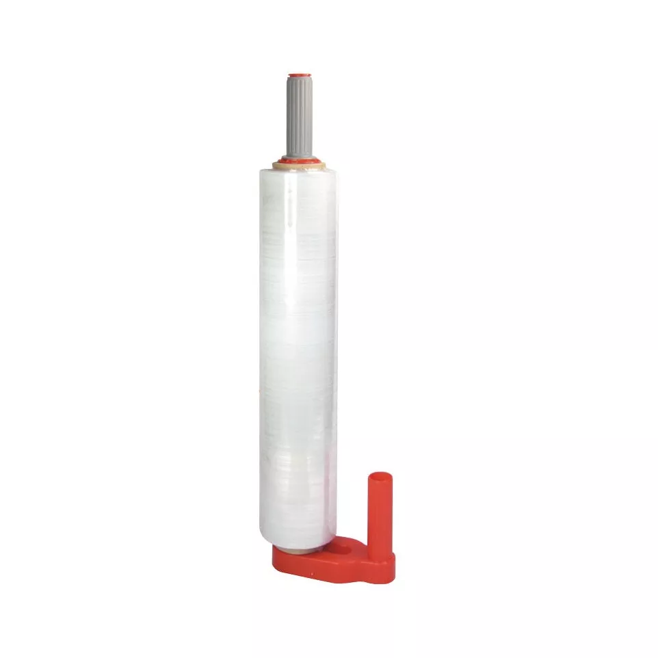 Red Plastic Film Roll Dispenser Duo-50