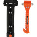 Westcott First Aid Only Emergency Hammer with Seatbelt Cutter, Mount, 2 Pack, Orange