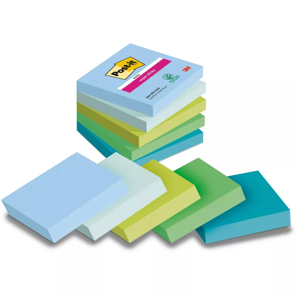 Post-it Super Sticky notes Oasis, 90...