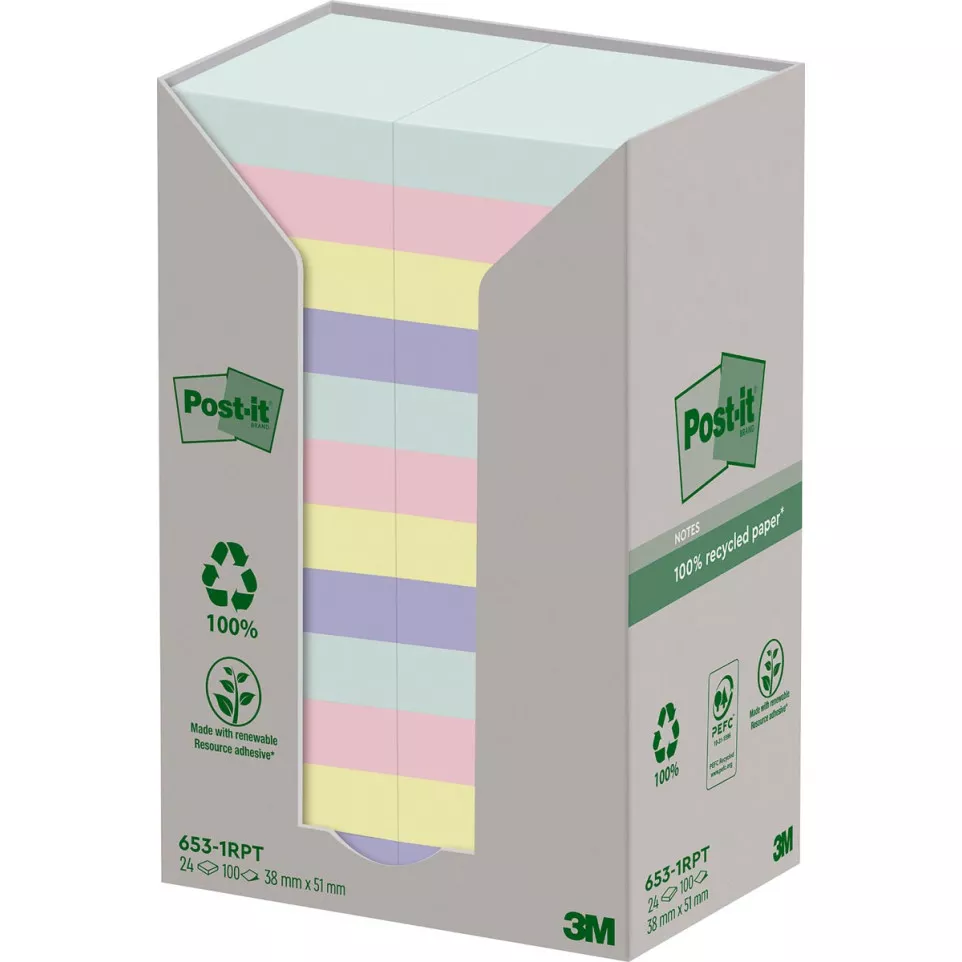 Post-it recycled notes Nature, 100...