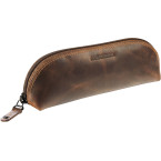 Maverick Brown Oval Leather...
