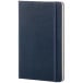 Moleskine carnet de notes, ft 13 x 21 cm, ligné, couverture solide, 240 pages, saphir