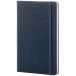 Moleskine notitieboek, ft 13 x 21 cm, gelijnd, harde cover, 240 blad, saffier